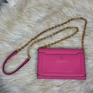 Marc Jacobs Hot Pink Leather Chain Crossbody